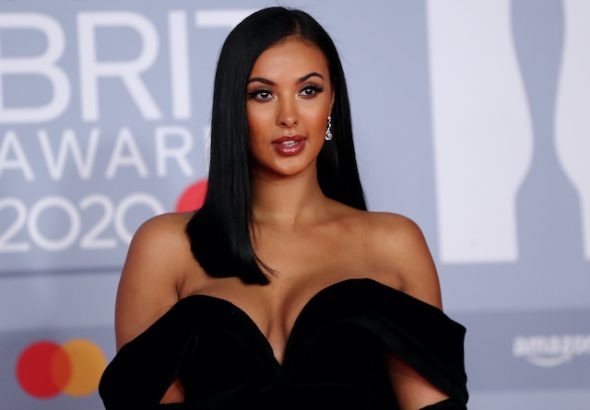 Maya Jama pictured on February 18, 2020