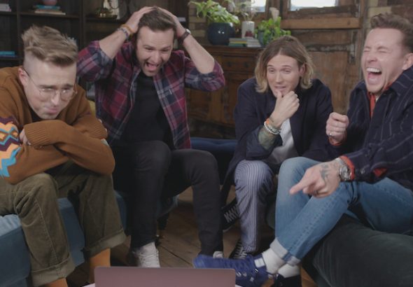 Tom Fletcher, Harry Judd, Dougie Poynter and Danny Jones