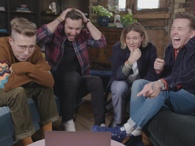 Tom Fletcher, Harry Judd, Dougie Poynter and Danny Jones