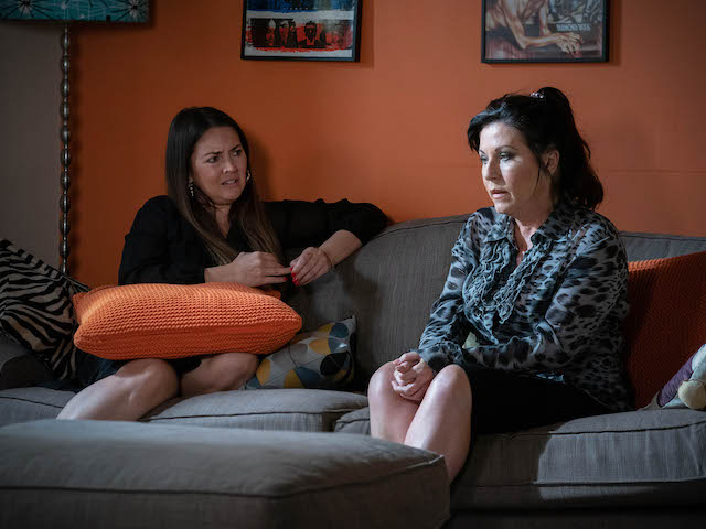 Stacey and Kat on EastEnders on November 3, 2020