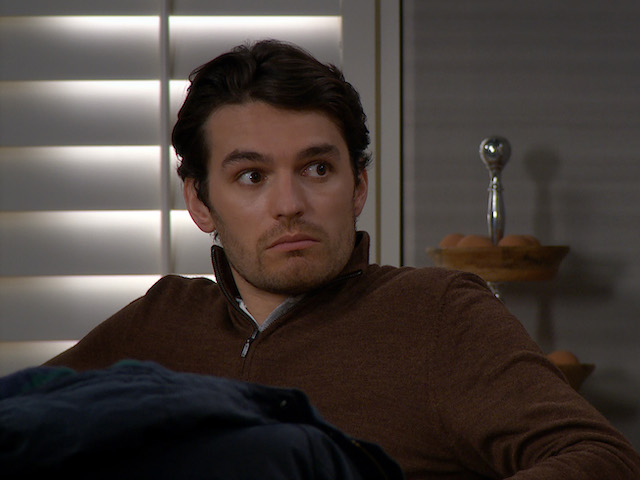 Mackenzie and Jamie on Emmerdale on November 18, 2020