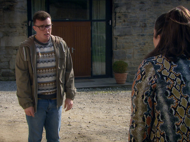 Vinnny and Mandy on Emmerdale on November 16, 2020