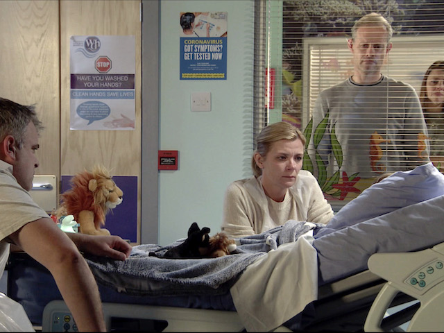 Steve and Leanne on Coronation Street on November 27, 2020