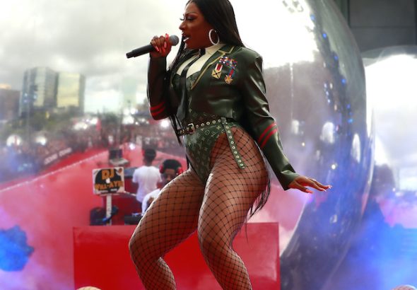 Megan Thee Stallion pictured on August 26, 2019