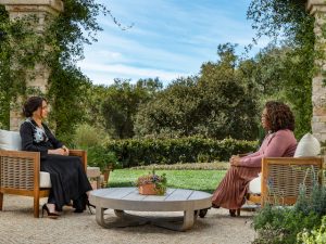 Meghan Markle and Oprah Winfrey