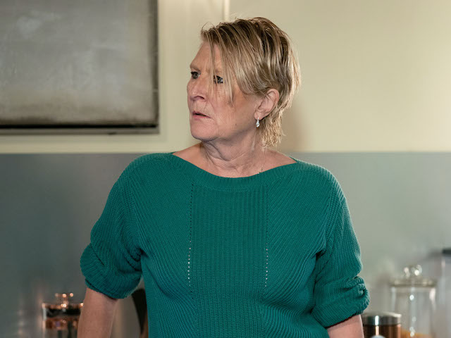 Shirley on EastEnders on December 7, 2020