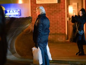 Residents confront Ray's redevelopment on Coronation Street on December 9, 2020