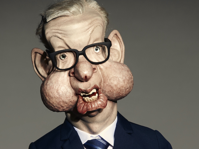 The Michael Gove puppet for Spitting Image