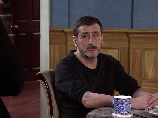 Peter on Coronation Street on January 1, 2021