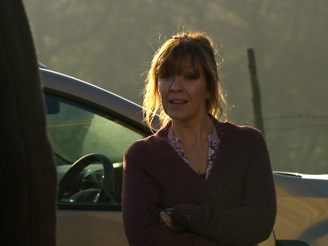 Rhona and Marlon on Emmerdale on January 6, 2021