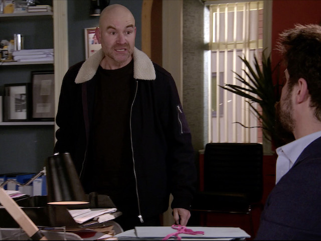 Tim and Adam on Coronation Street on January 20, 2021