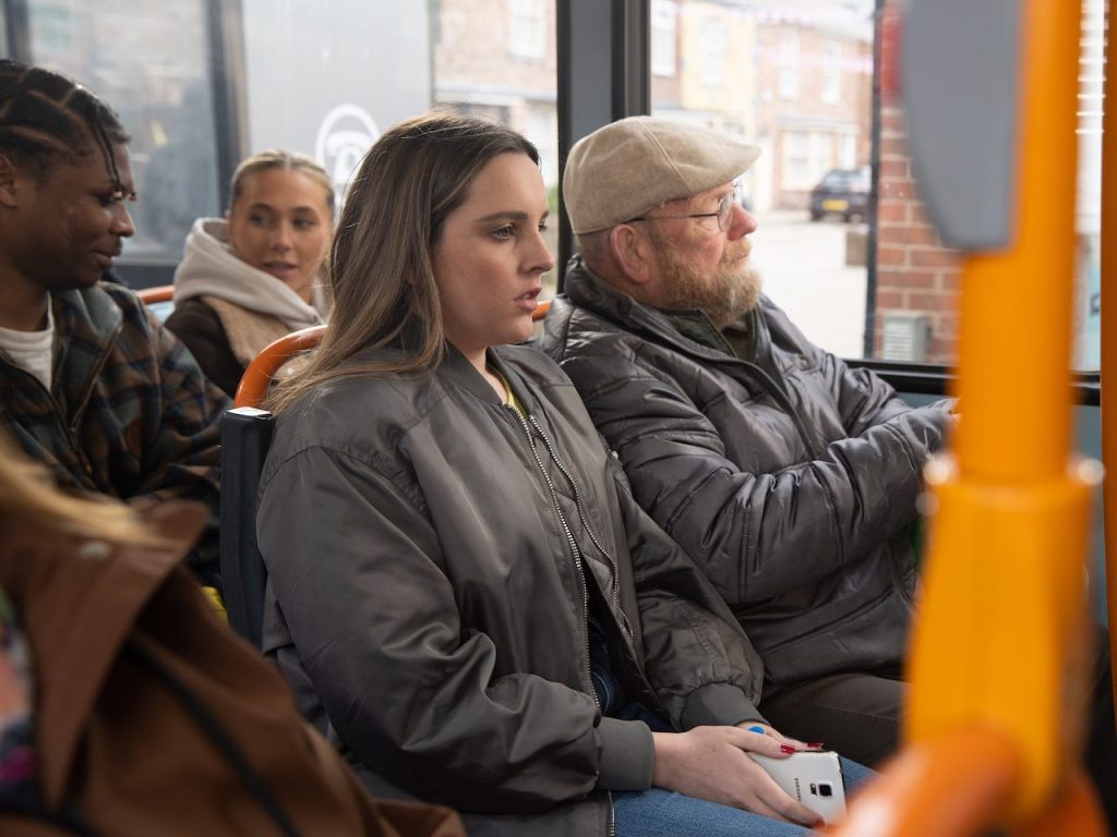 Amy on Coronation Street on May 1, 2023