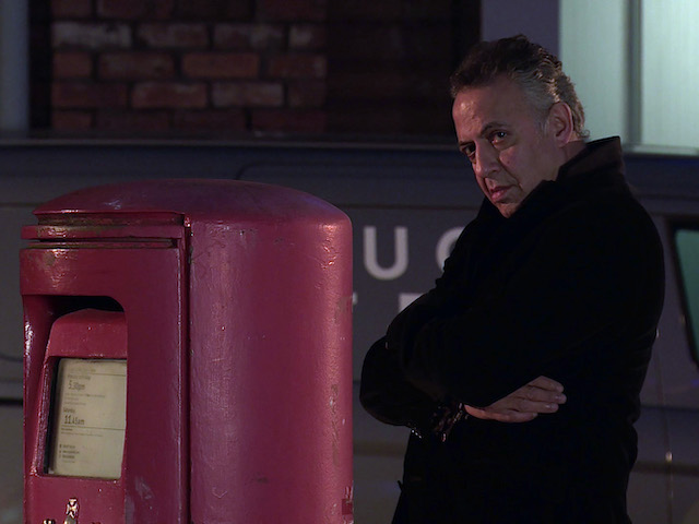 Dev on Coronation Street on January 1, 2021