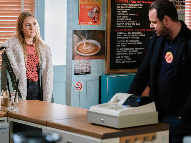 Frankie and Mick on EastEnders on January 19, 2021