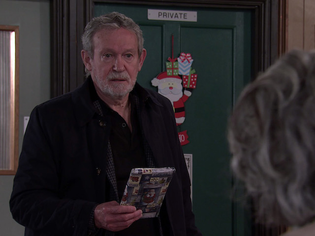 Arthur on Coronation Street on December 30, 2020