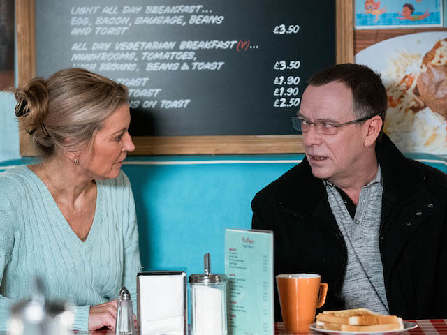 Kathy and Ian on EastEnders on January 18, 2021
