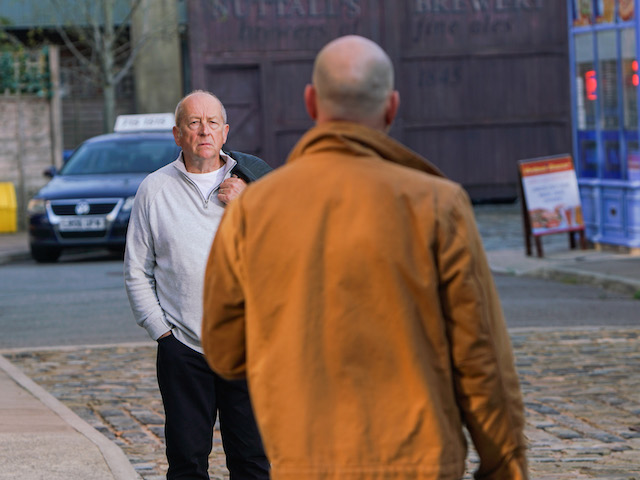 Tim and Geoff on Coronation Street on November 23, 2020