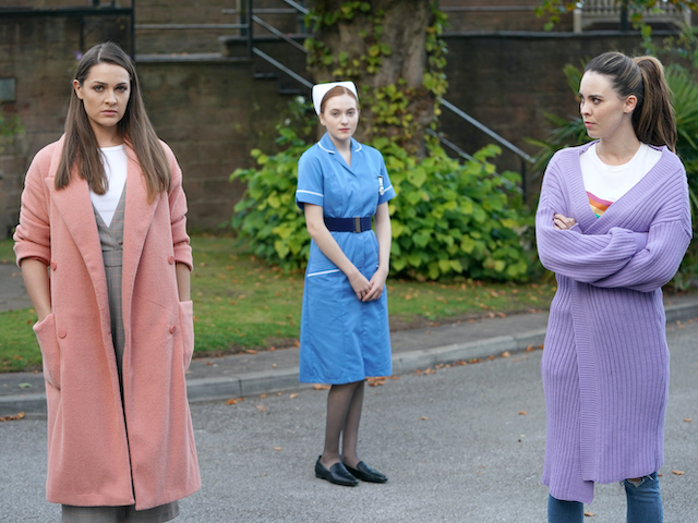 Sienna, Nico and Liberty on Hollyoaks on November 24, 2020