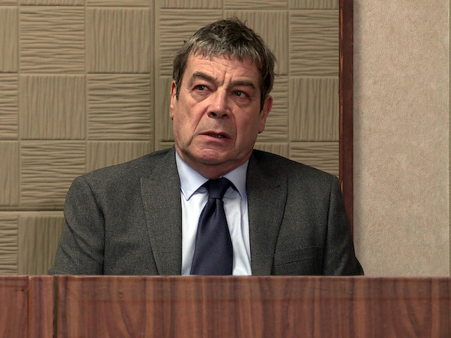 Johnny awaits his sentence on Coronation Street on January 8, 2021