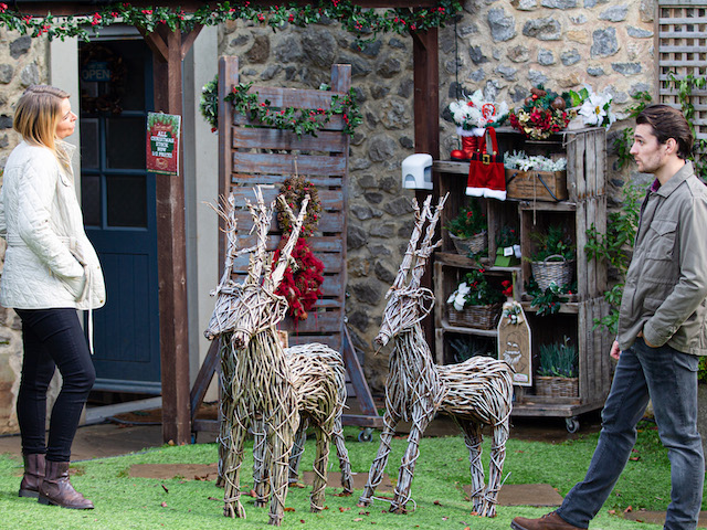 Charity and Mack on Emmerdale on December 31, 2020
