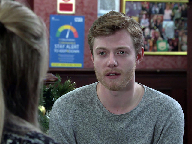 Daniel on Coronation Street on December 23, 2020