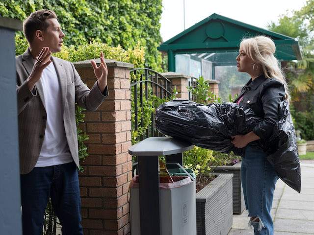 John Paul and Theresa on Hollyoaks on November 4, 2020
