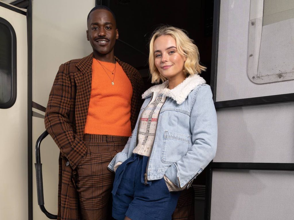 Ncuti Gatwa as the Doctor and Millie Gibson as Ruby Sunday in Doctor Who