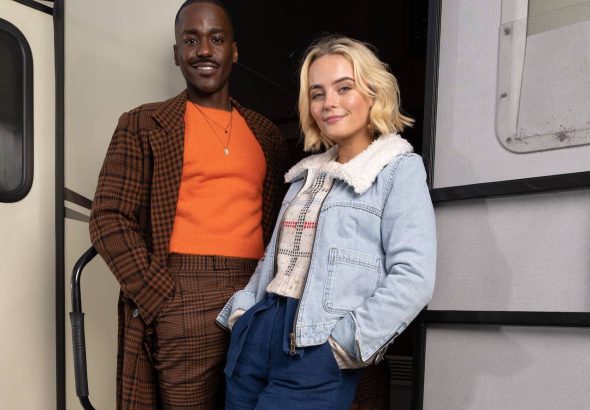 Ncuti Gatwa as the Doctor and Millie Gibson as Ruby Sunday in Doctor Who