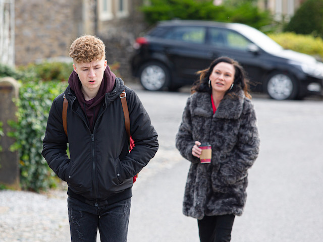 Noah and Chas on Emmerdale on December 1, 2020
