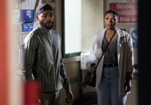 Toby and Celeste on Hollyoaks on November 23, 2020