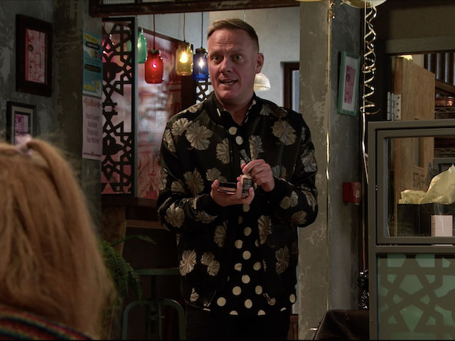 Sean and Tyrone on Coronation Street on November 16, 2020