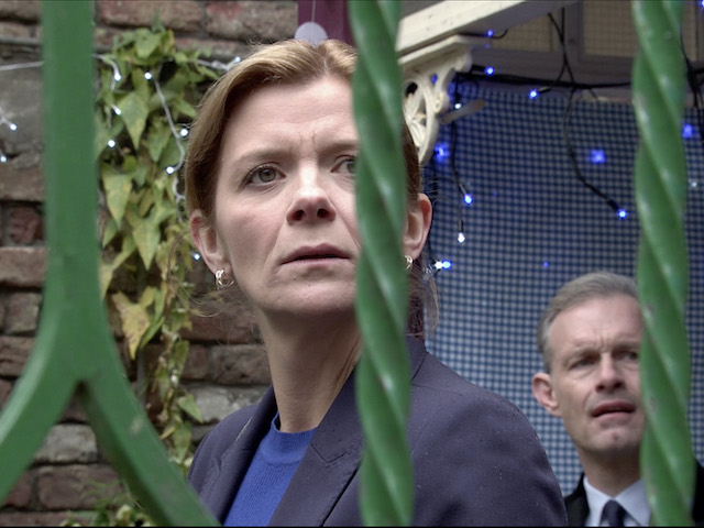 Leanne, Sam and Nick on Coronation Street on December 4, 2020