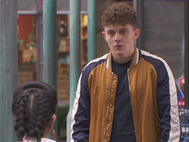 Tom and Yazz on Hollyoaks on October 13, 2020