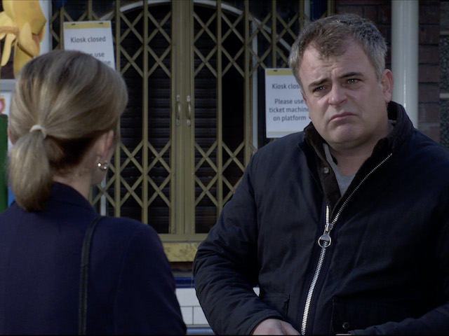 Steve on Coronation Street on December 4, 2020