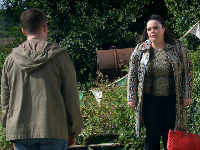 Vinnny and Mandy on Emmerdale on November 16, 2020
