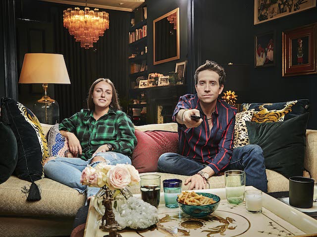 Nick Grimshaw and Liv Grimshaw for Celebrity Gogglebox