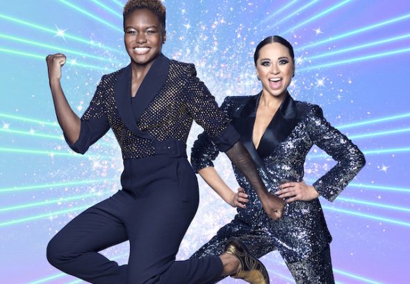 Nicola Adams and Katya Jones in Strictly Come Dancing