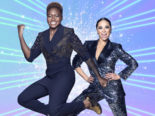 Nicola Adams and Katya Jones in Strictly Come Dancing