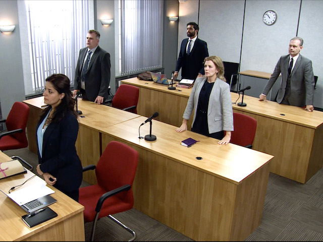 Steve and Leanne on Coronation Street on November 13, 2020