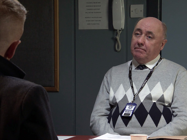 DS Willets on Coronation Street on January 1, 2021