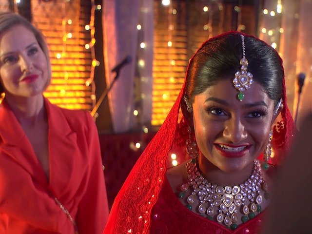 Yazz on her wedding day on Hollyoaks on December 29, 2020