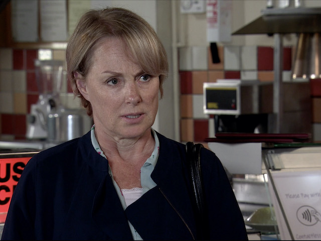 Elaine and Sally on Coronation Street on August 3, 2020