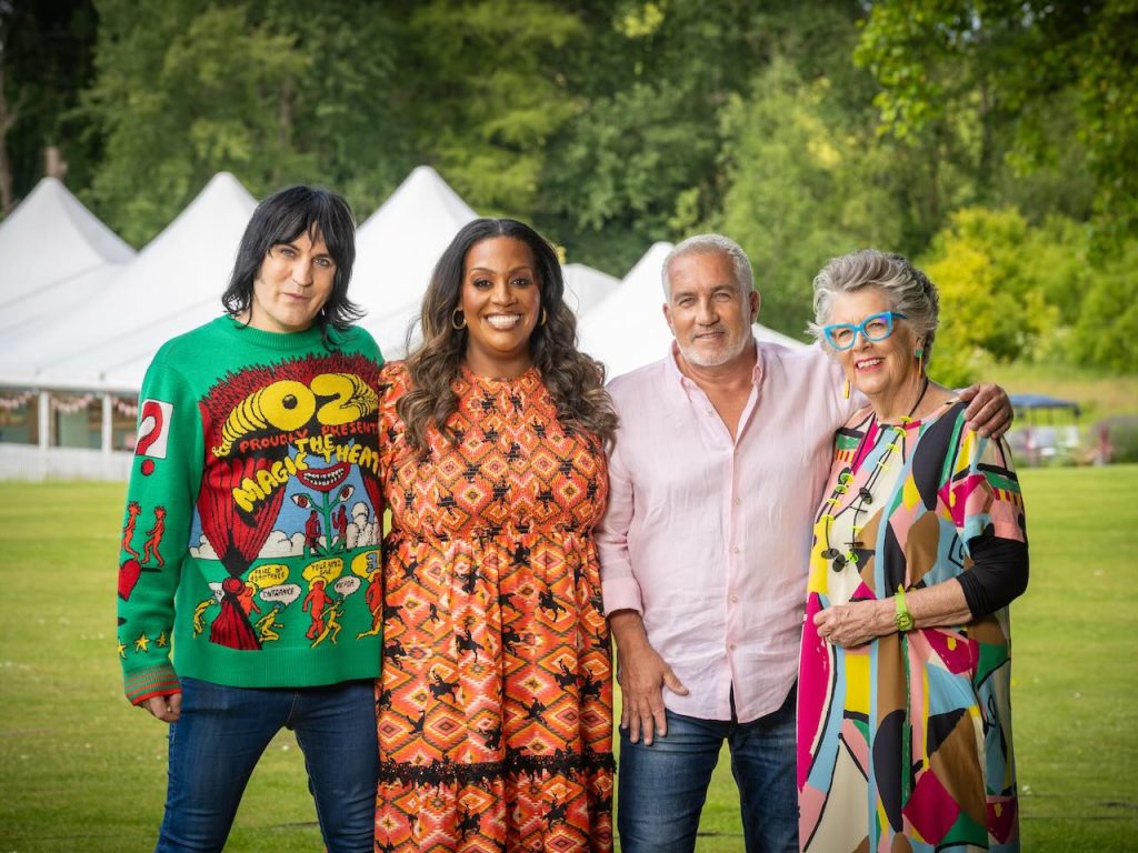Noel Fielding, Alison Hammond, Paul Hollywood and Prue Leith for The Great British Bake Off