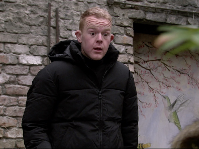 Craig and Faye on Coronation Street on January 18, 2021
