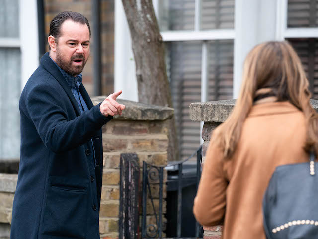 Mick and Katy on EastEnders on January 11, 2021