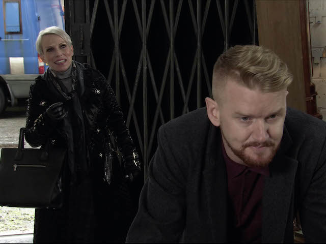 Debbie and Gary on Coronation Street on December 14, 2020