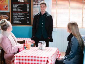 Linda, Jed and Frankie on EastEnders on January 25, 2021