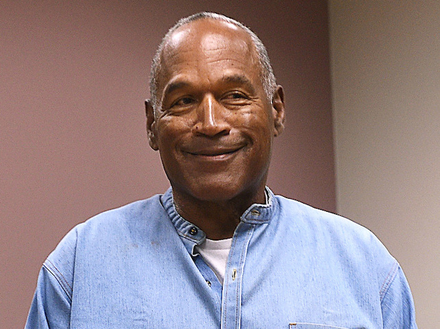 OJ Simpson pictured on July 20, 2017