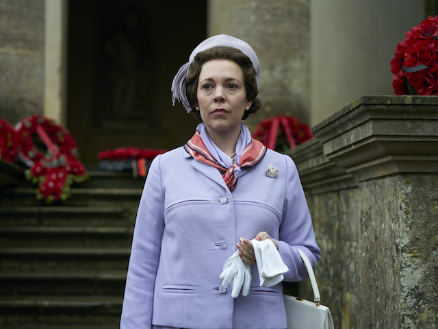 Olivia Colman as Queen Elizabeth II in The Crown
