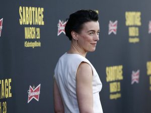 Olivia Williams pictured on March 19, 2014